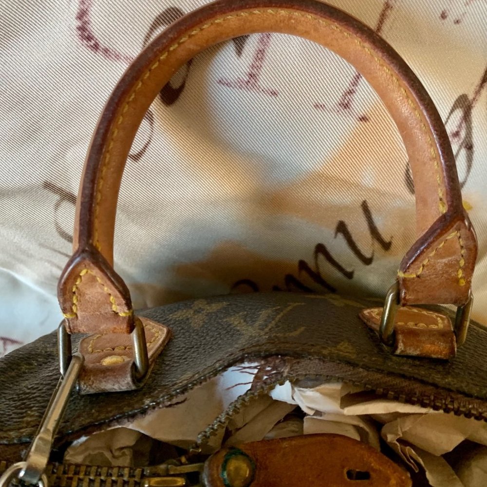 Vintage 1980s Louis Vuitton Monogram Mini Sac W/Strap - Picture 12 of 14